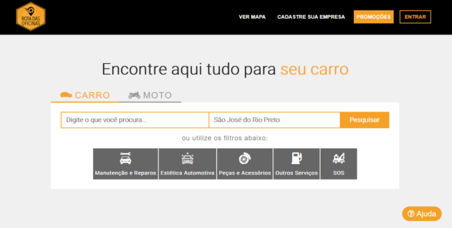 home site rota das oficinas